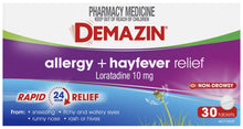Demazin Allergy + Hayfever Relief 30 Tablets