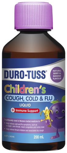 DURO-TUSS Children's Cough, Cold & Flu Liquid 200mL