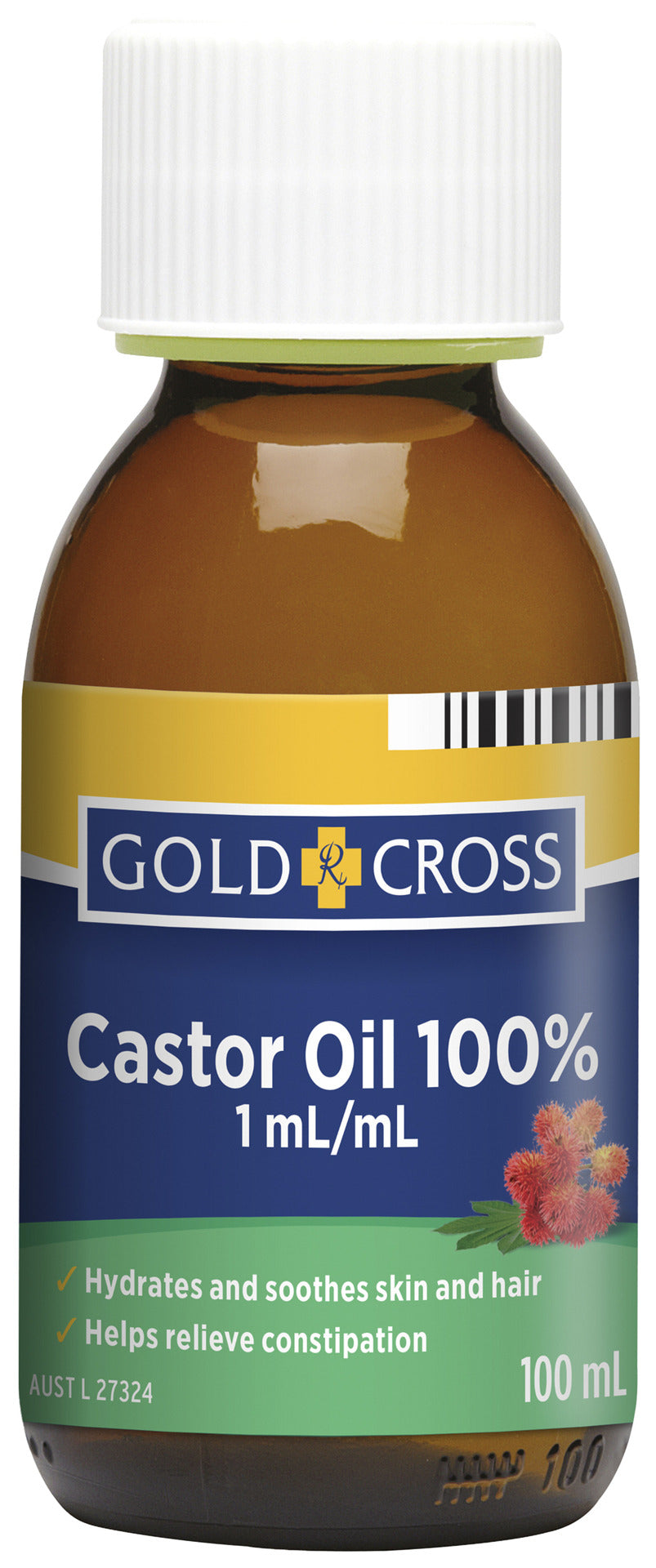 Gold Cross Castor Oil 100mL