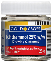 Gold Cross Ichthammol Drawing Ointment 25g