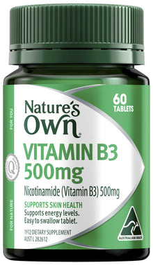 Nature?s Own Vitamin B3 500mg 60 Tablets