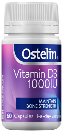 Ostelin Vitamin D3 1000IU Capsules 60 Pack