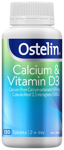 Ostelin Calcium & Vitamin D3 130 Tablets