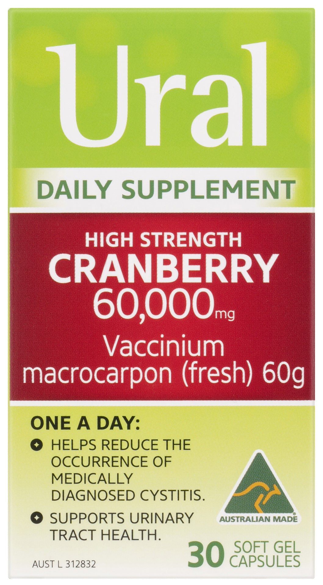 Ural Cranberry Daily Capsules x 30