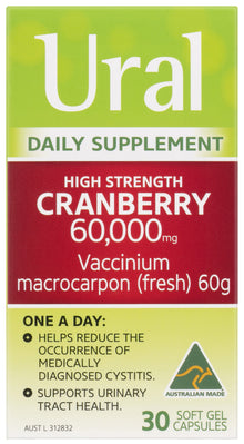 Ural Cranberry Daily Capsules x 30