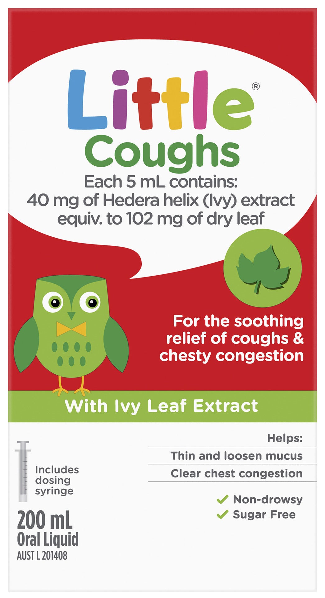 Little Coughs Oral Liquid Original 200mL