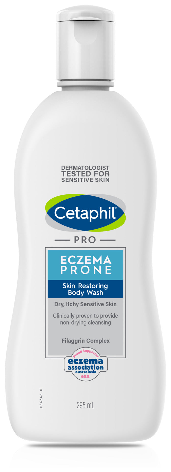Cetaphil Pro Eczema Prone Skin Restoring Body Wash 295mL
