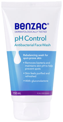 Benzac PH Control Antibacterial Face Wash 150ml