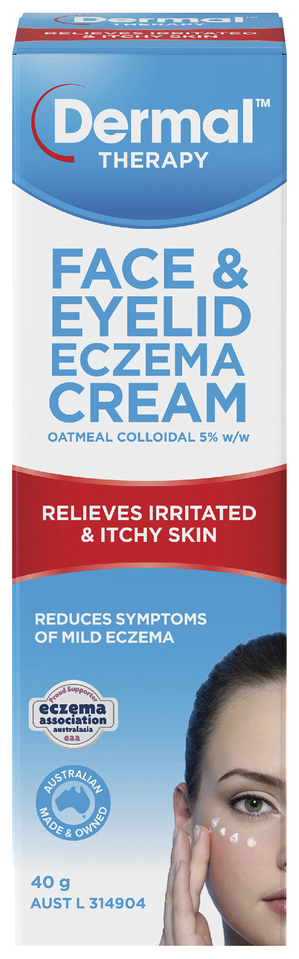 Dermal Therapy Face & Eyelid Eczema Cream 40g