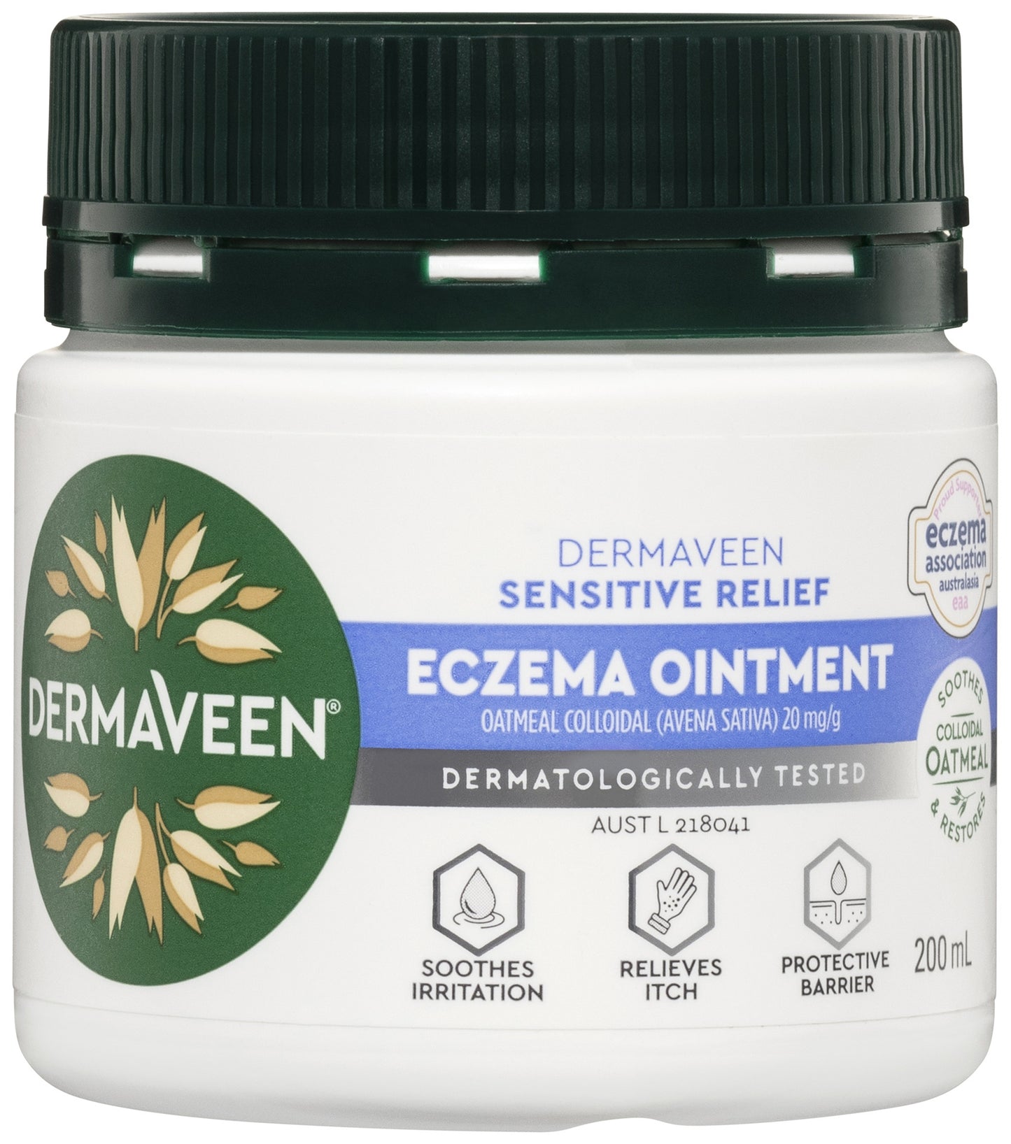DermaVeen Sensitive Relief Eczema Ointment 200mL
