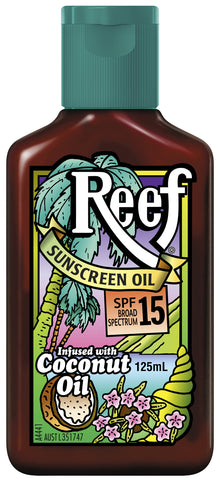 Reef SPF 15 Sunscreen Coconut Oil 125mL