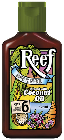 Reef SPF 6 Sunscreen Coconut Oil 125mL