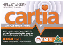 Cartia 100mg 168 Tablets