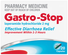 Gastro-Stop Capsules 2mg Loperamide x 20