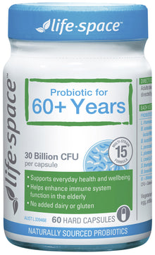 Life-Space Probiotic for 60+ Years 60 Capsules