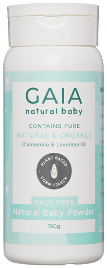 GAIA Talc Free Natural Baby Powder 100g