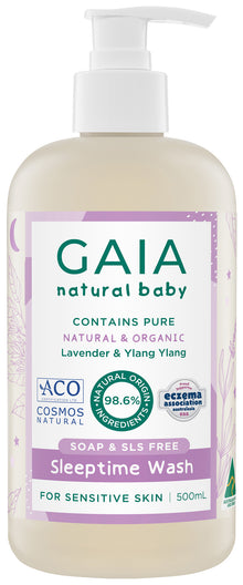 GAIA Natural Baby Sleeptime Wash 500mL