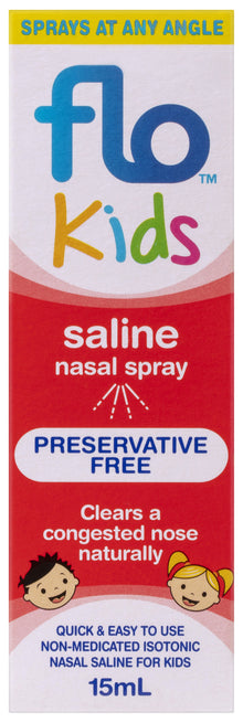 FLO Kids Saline Nasal Spray 15mL