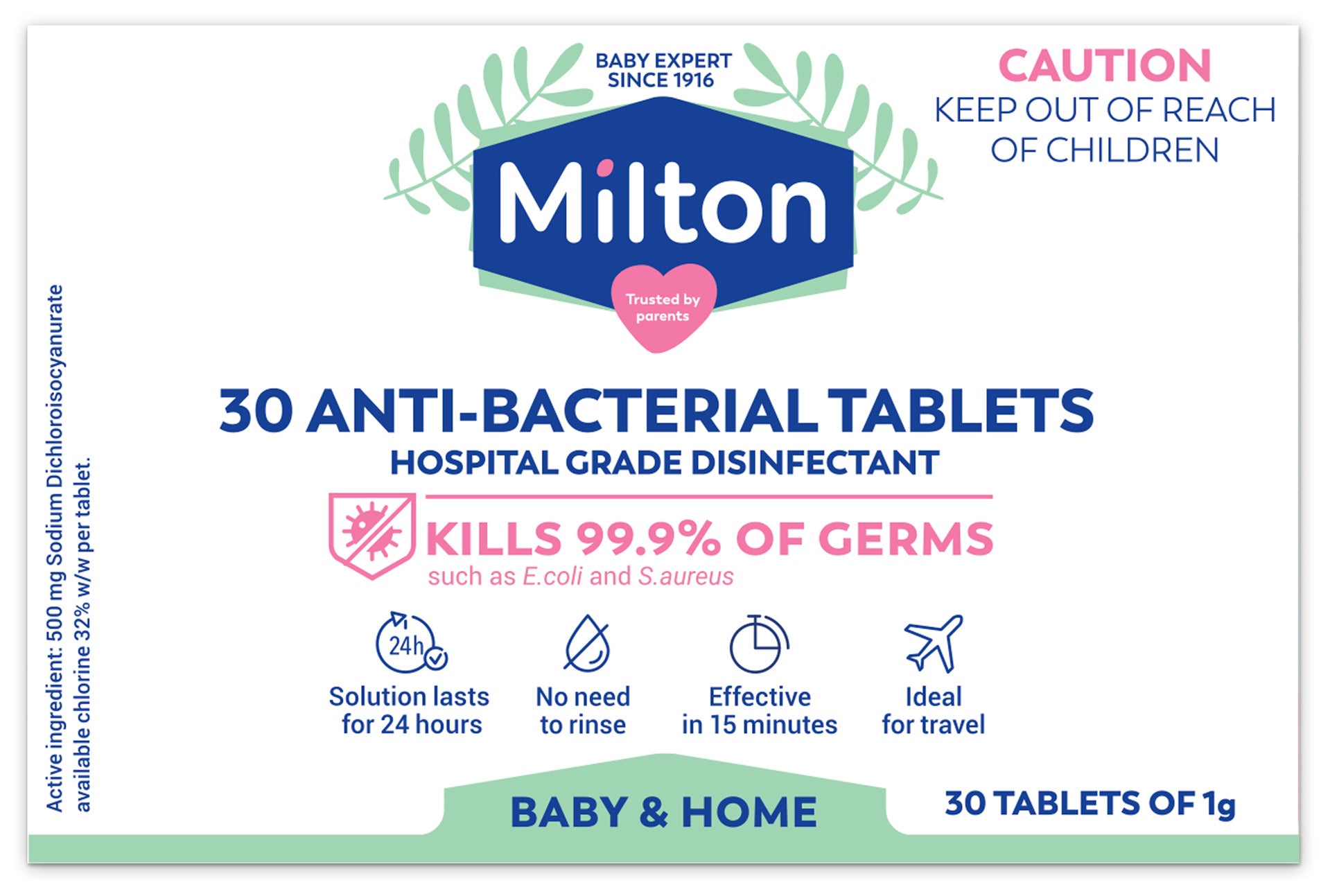 Milton 30 Anti-bacterial Tablets