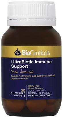 BioCeuticals UltraBiotic Immune Support For Juniors 30 Chewable Tablets