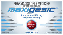 Maxigesic Double Action Pain Relief 30 Tablets