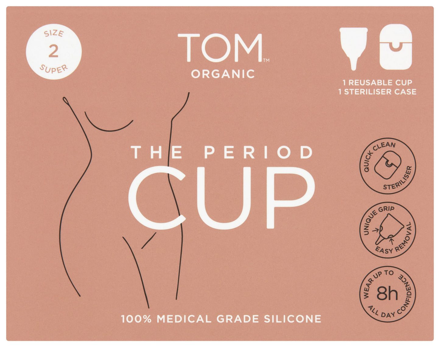 TOM Organic The Period Cup Size 2 Super