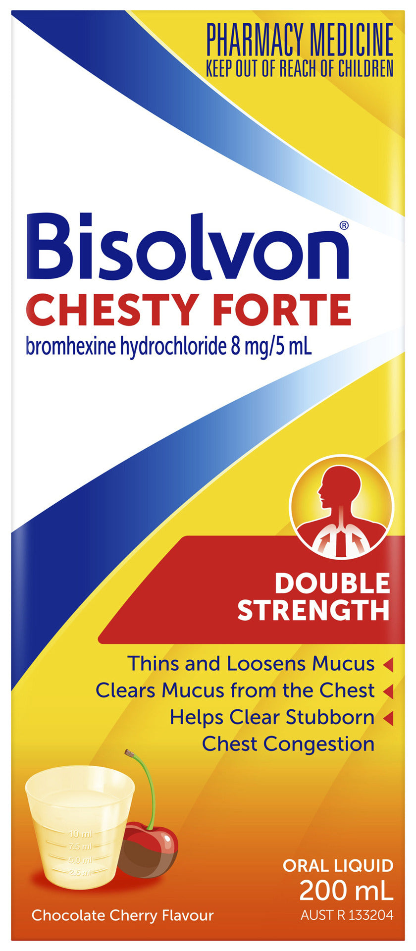 Bisolvon Chesty Forte Liquid 200mL
