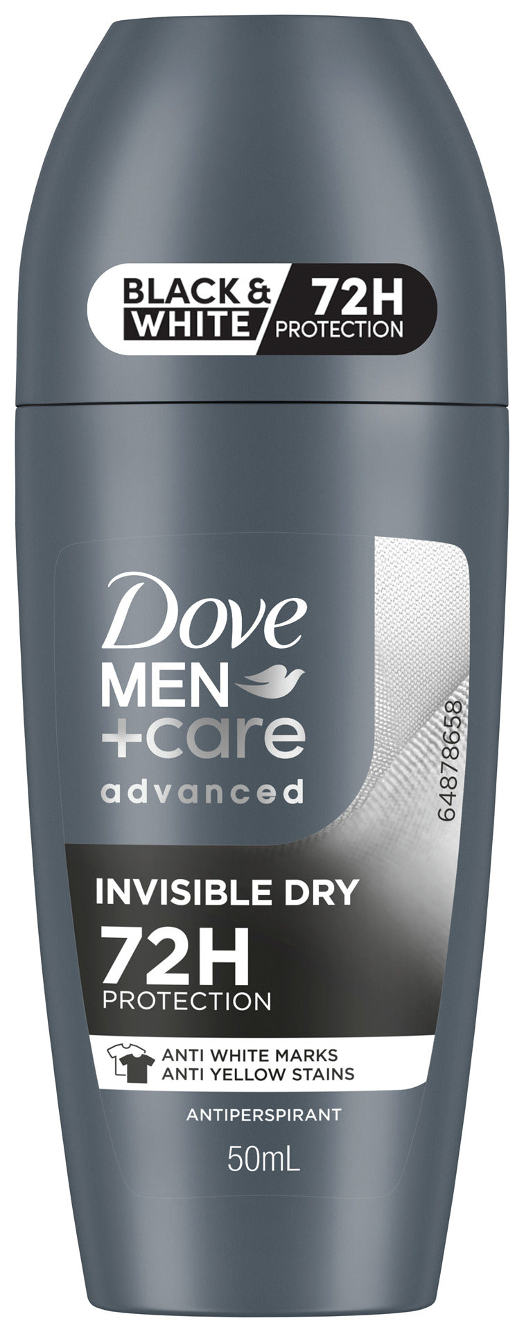 Dove Men+Care Advanced Deodorant Roll On for 72-hour sweat and odour protection Invisible Dry roll