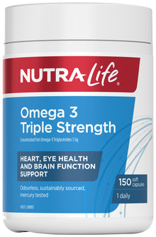 Nutra-Life Omega 3 Triple Strength 150c