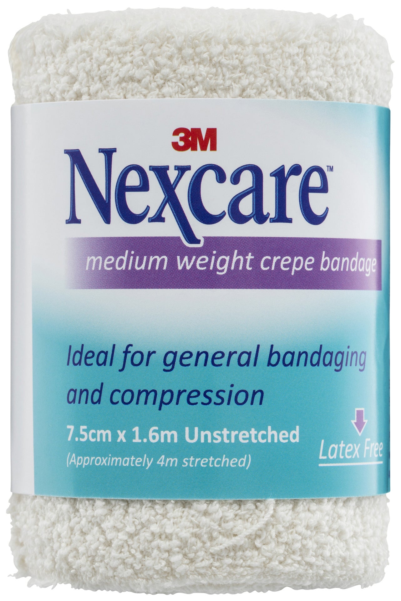 Nexcare Medium Crepe Bandage 7.5cm x 1.6m