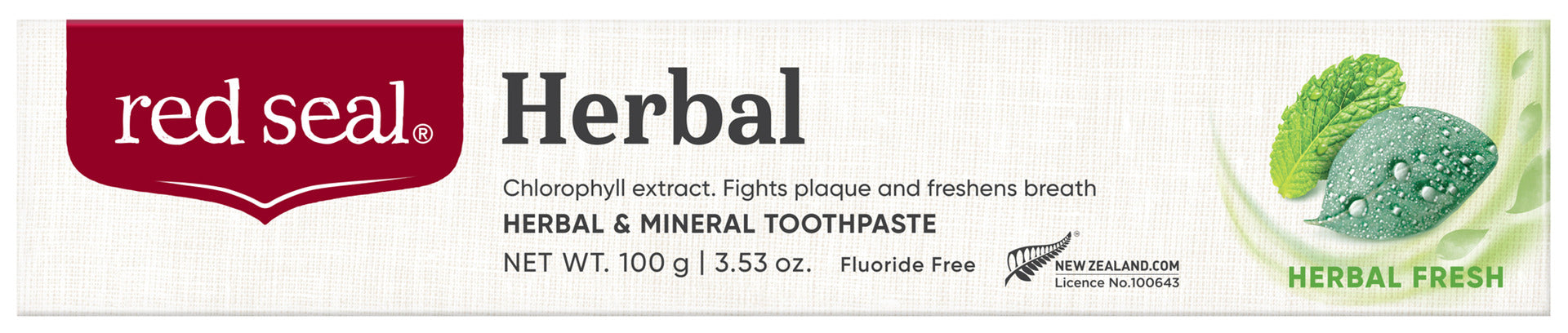 Red Seal Herbal Toothpaste 100g