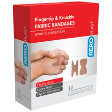 Aero Plast Fabric Bandages Fingertip and Knuckle P12