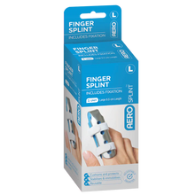 Aero Fngr Splint W/ Fixation Lge