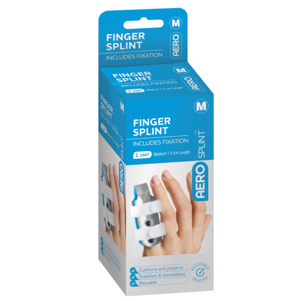 Aero Fngr Splint W/ Fixation med