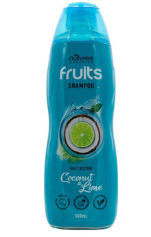 Natures Organics Fruits Shampoo Coconut & Lime 500mL