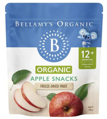 BELLAMYS ORG APPLE SNACKS 20GX6