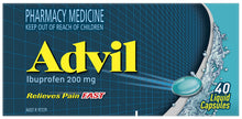 Advil Liquid Capsules, 200mg Ibuprofen 40 Pack - AU