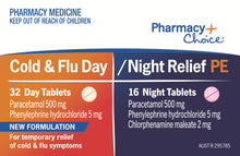Pharmacy Choice - Cold & Flu Day & Night PE 48 Tablets