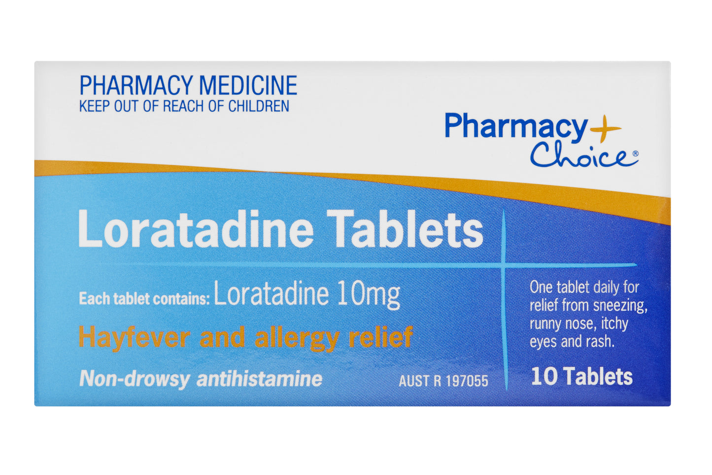 Pharmacy Choice - Loratadine 10 Tablets