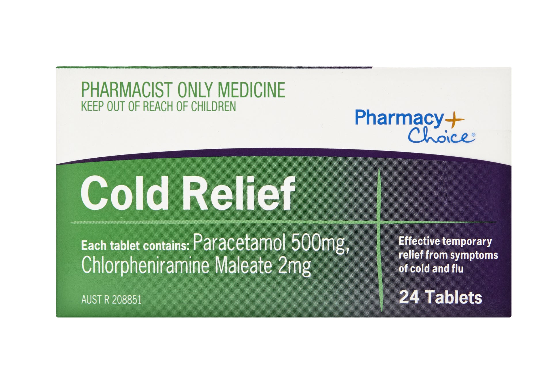 Pharmacy Choice - Cold Relief 24 Tablets