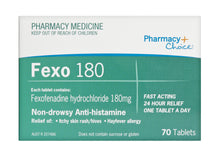 Pharmacy Choice - Fexofenadine 180mg 70 Tablets